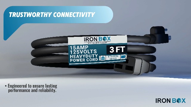 Amazon.com: IronBox Electric - Heavy Duty 5-15P to C19 Power Cord